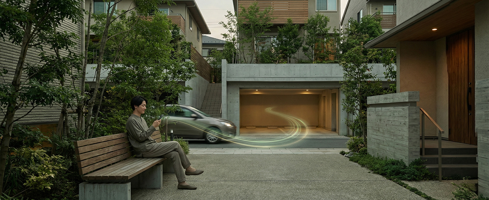 Community Parking Atmosphere